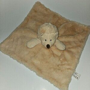 Kellytoy Brown Hedgehog Lovey Rattle Security Blanket Plush Baby Toy Tan 2017